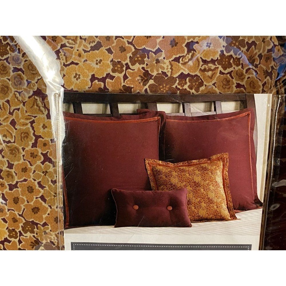 Charter Club Collection Autumn Floral 4 Piece Decorative Accent Pillow Set NEW